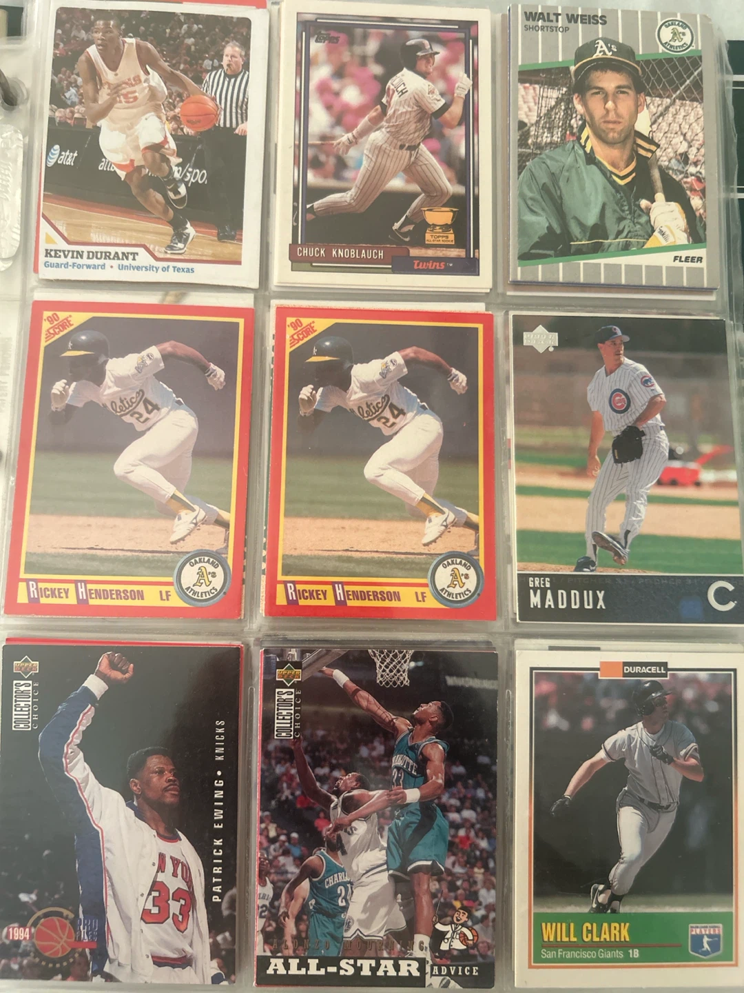 Mixed Sports Trading Card Collection
