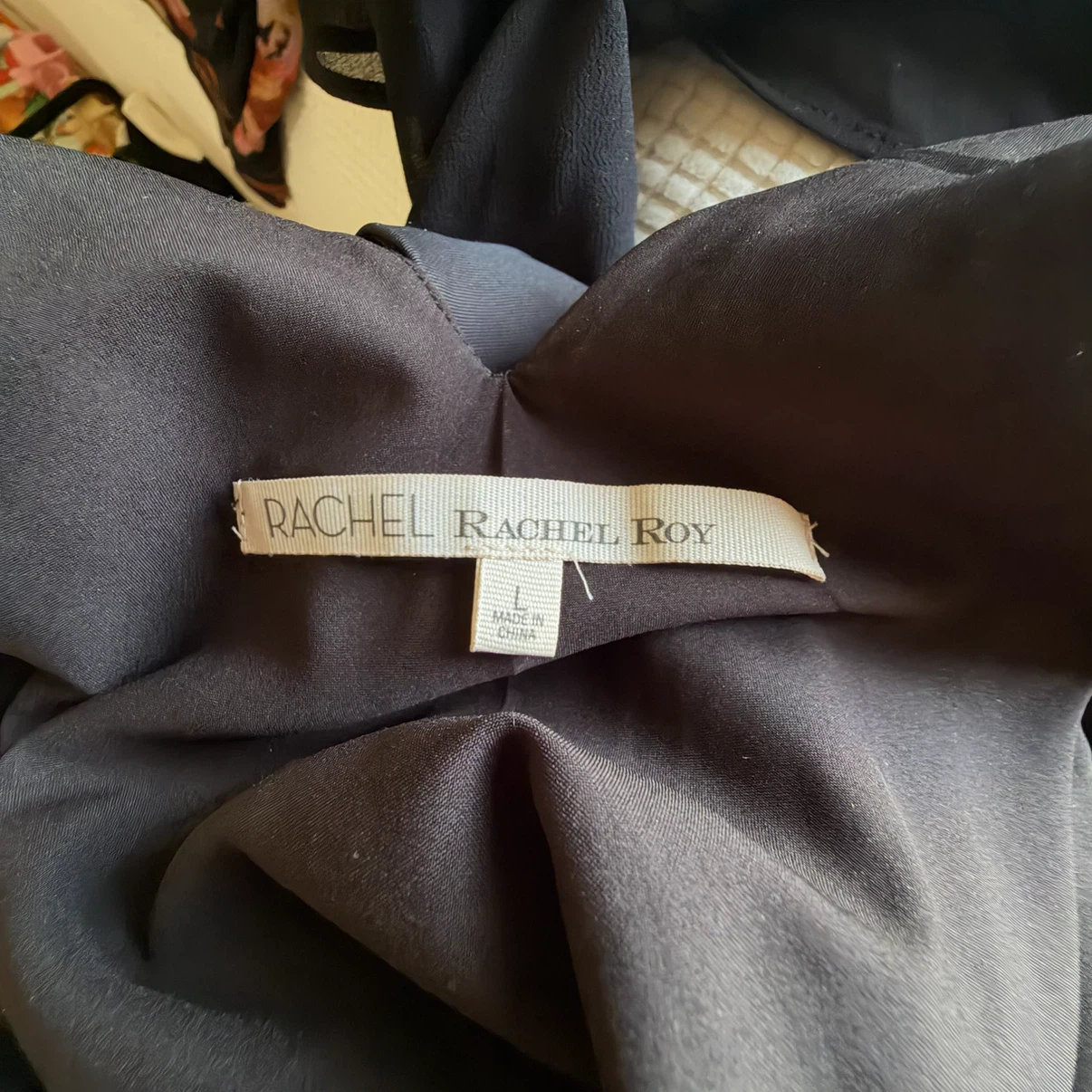 Rachel Rachel Roy Black Feather Dress