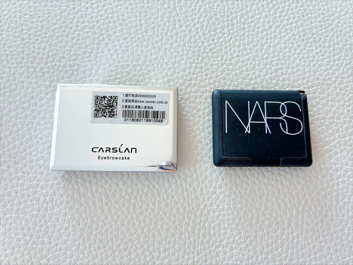 Carslan Eyebrow Cake and NARS Blush