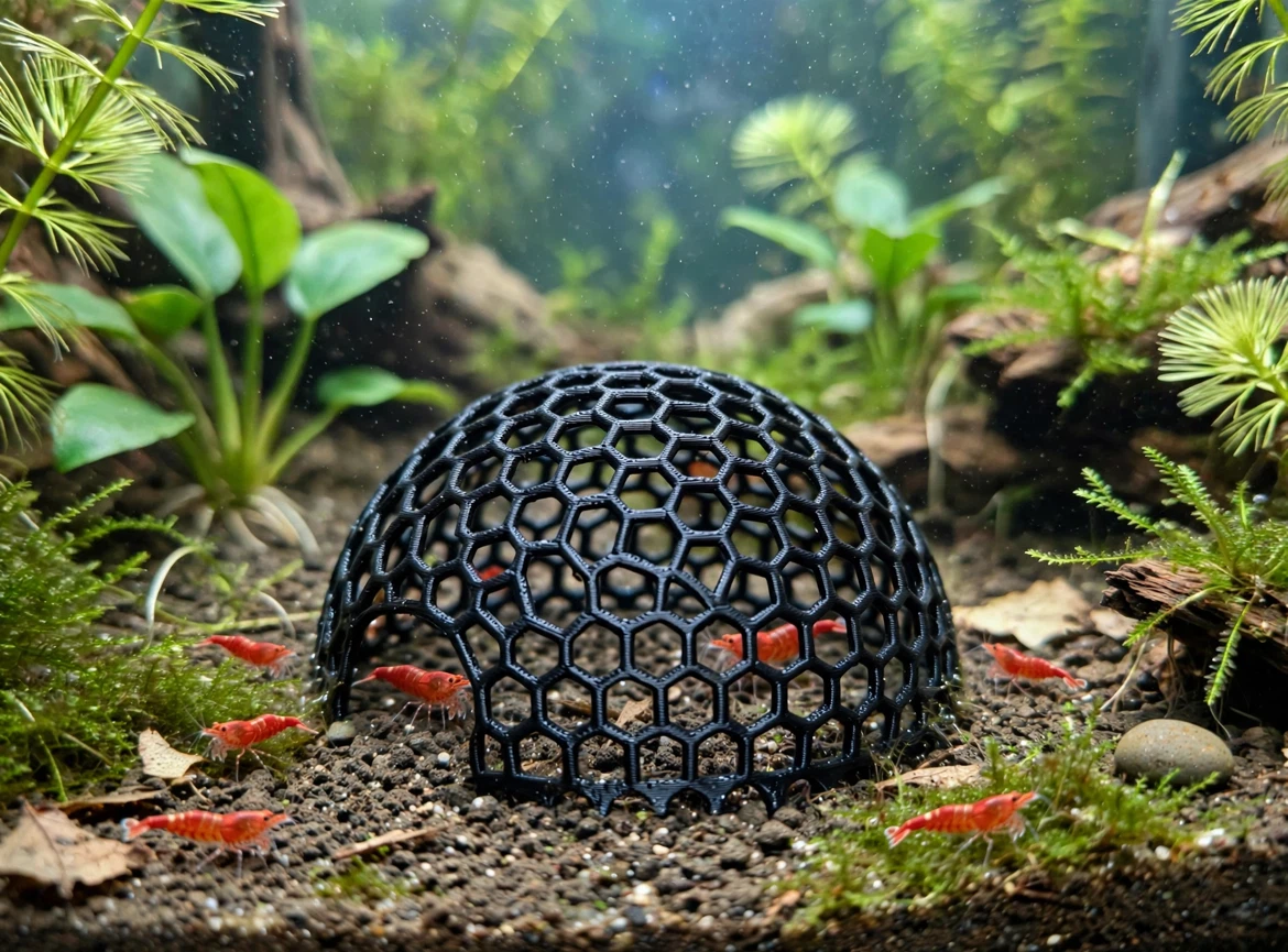 Honeycomb Aquarium Shrimp Shelter - photo 2