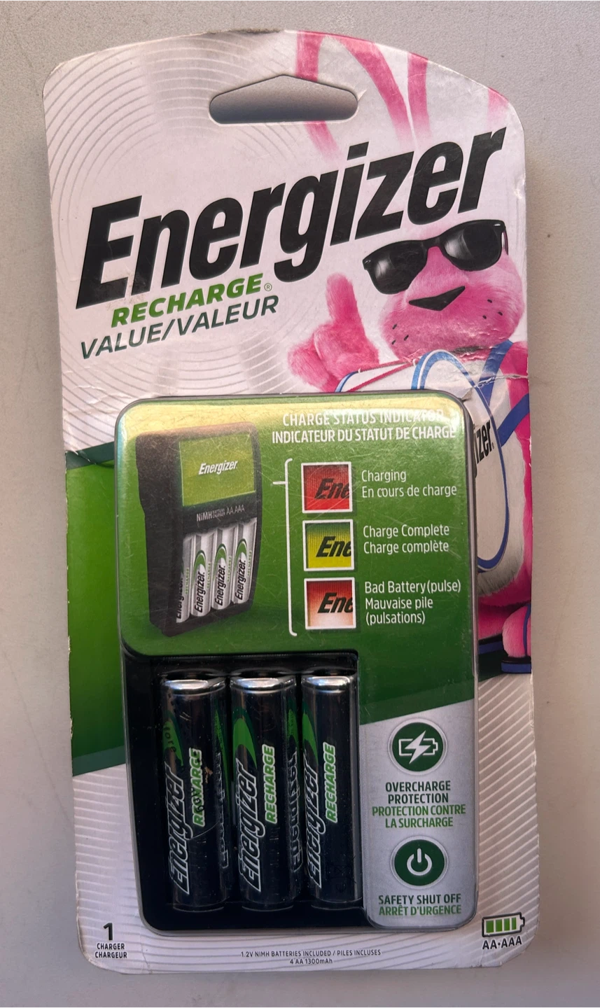 Energizer Recharge Value Charger with Batteries