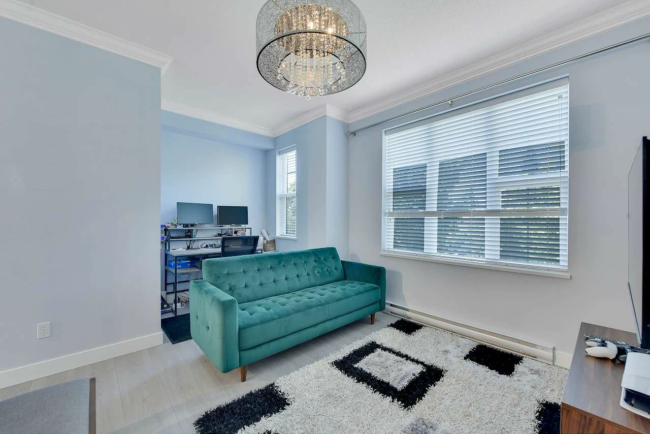 Teal Velvet Tufted Sofa