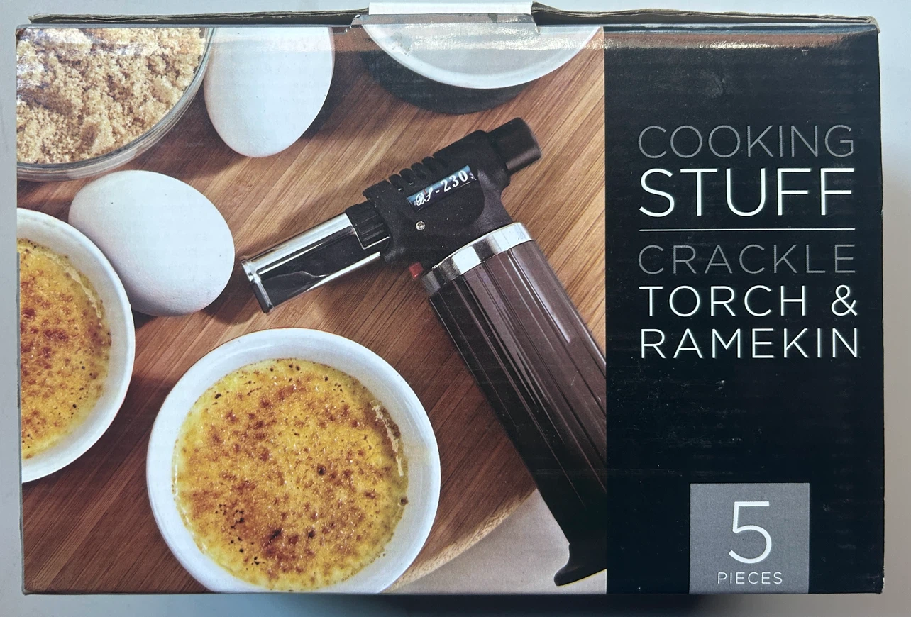 Cooking Stuff Crackle Torch & Ramekin 5 Piece Set