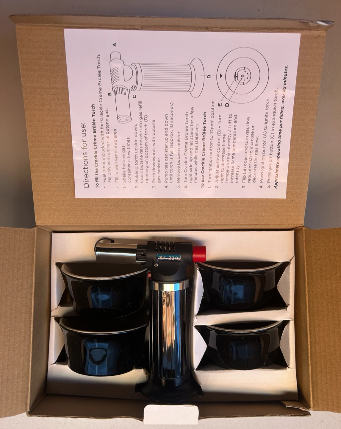 Cooking Stuff Crackle Torch & Ramekin 5 Piece Set - photo 2