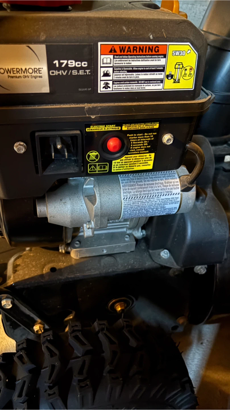 Remington 179cc Snowblower - photo 3