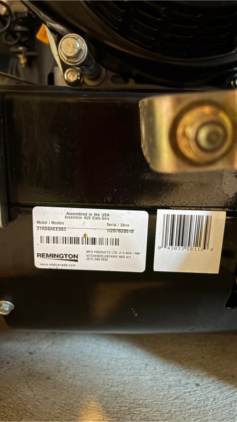 Remington 179cc Snowblower - photo 4