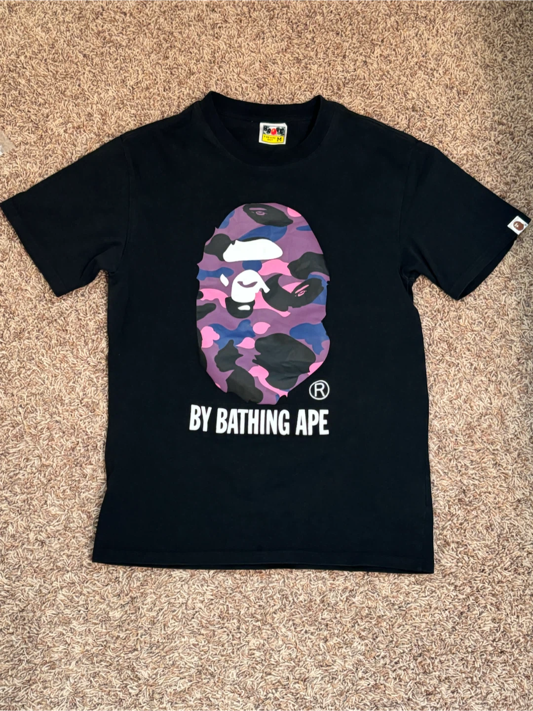 A Bathing Ape Camo Tee Black - photo 2