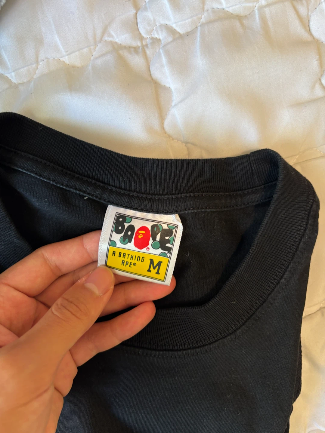 A Bathing Ape Camo Tee Black - photo 3