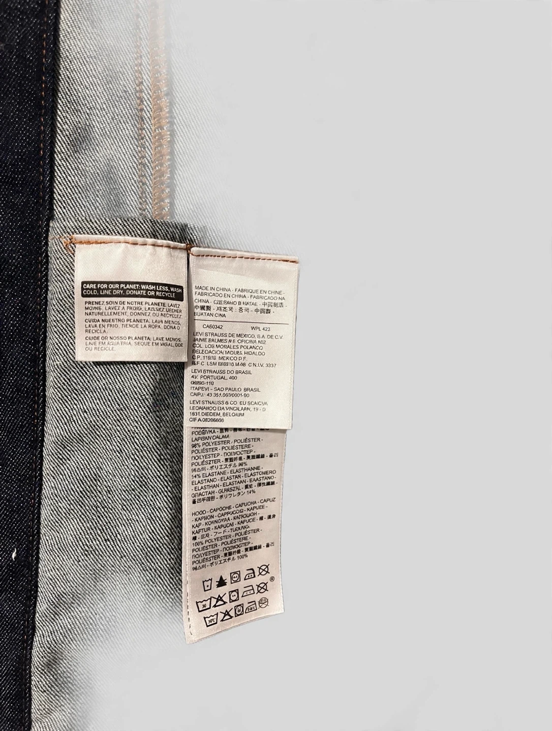 Levi's Denim Jacket with Hood - photo 2