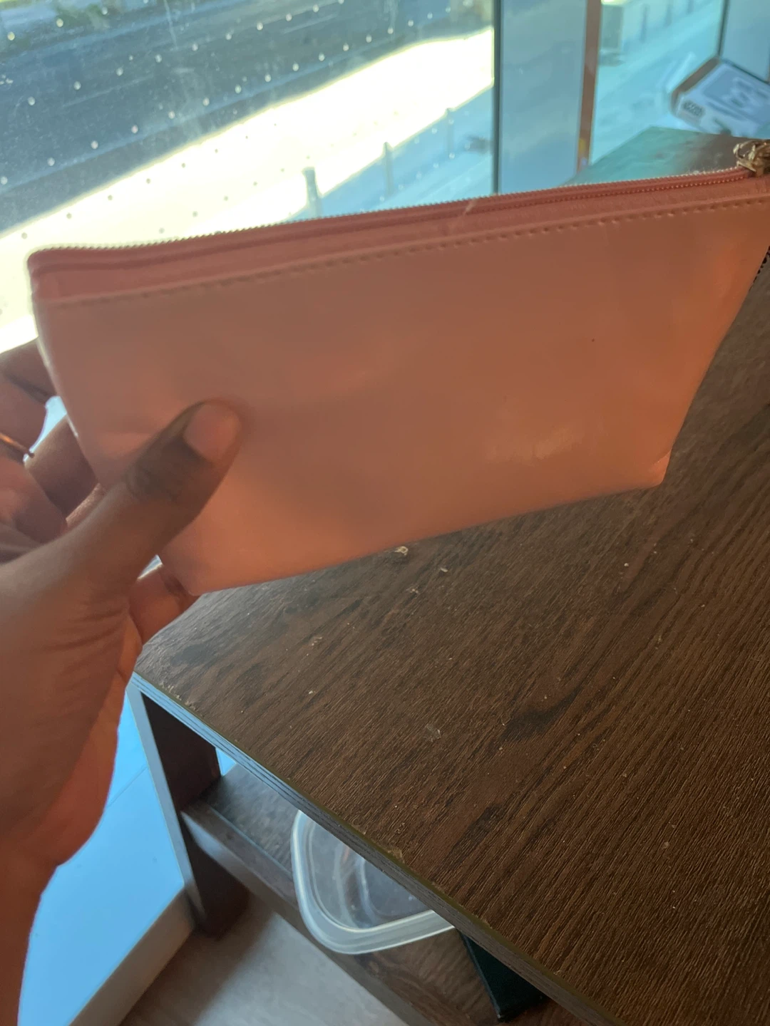 Pink Cosmetic Pouch