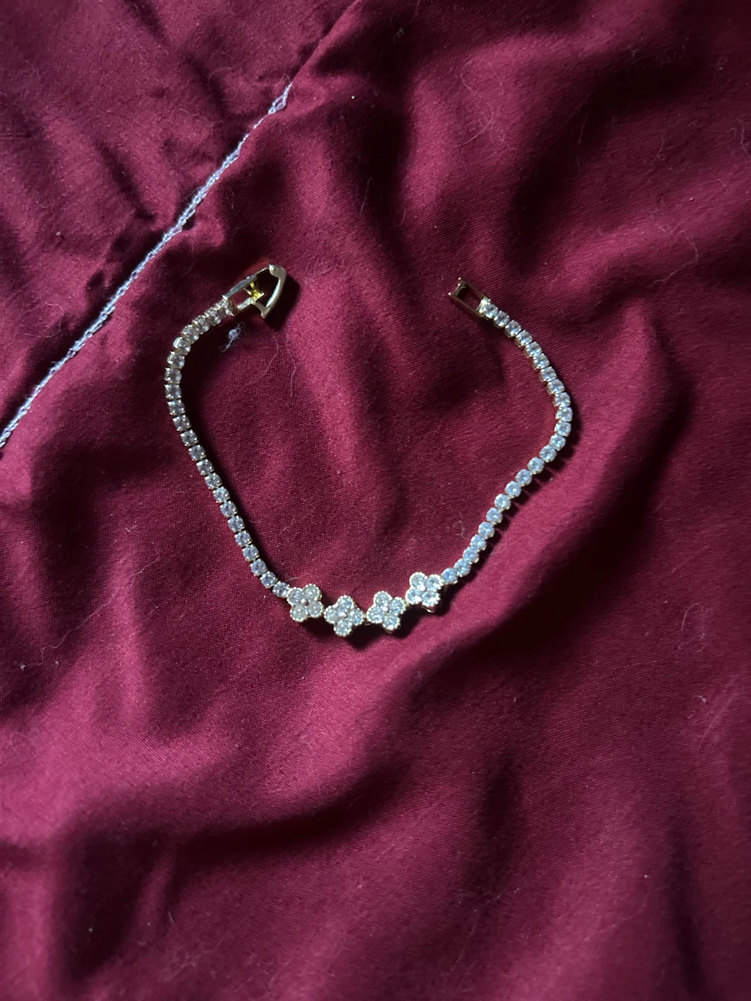 Clover tennis bracelet - photo 3
