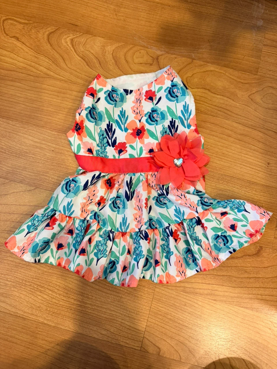 Floral Dog Dress Size S