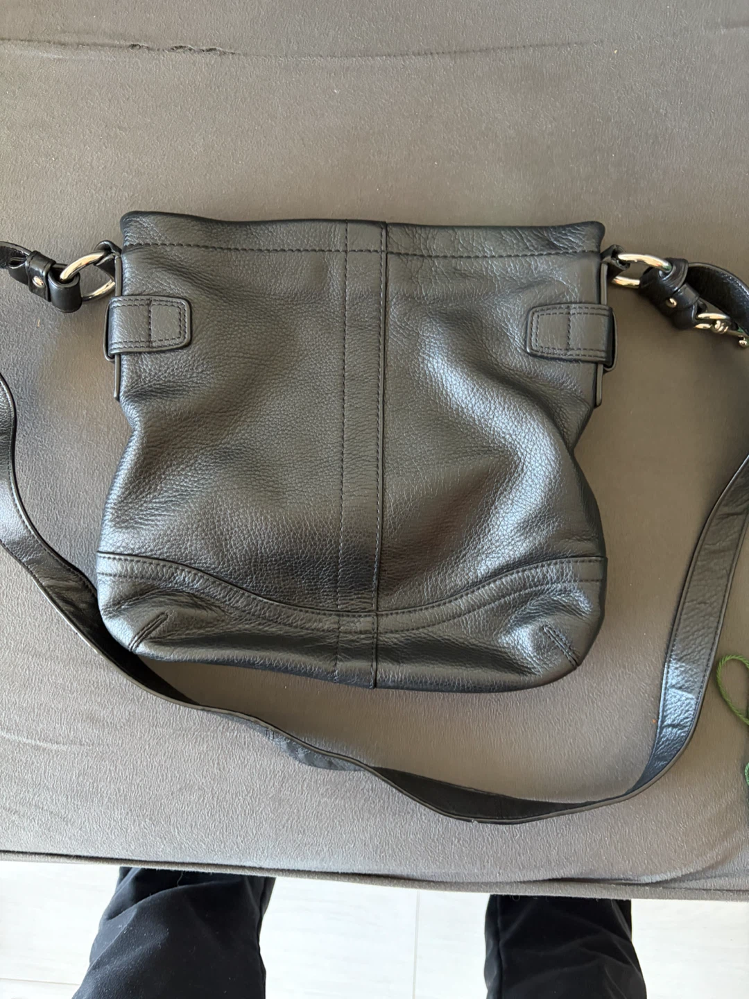 Coach Black Leather Crossbody Bag - photo 2