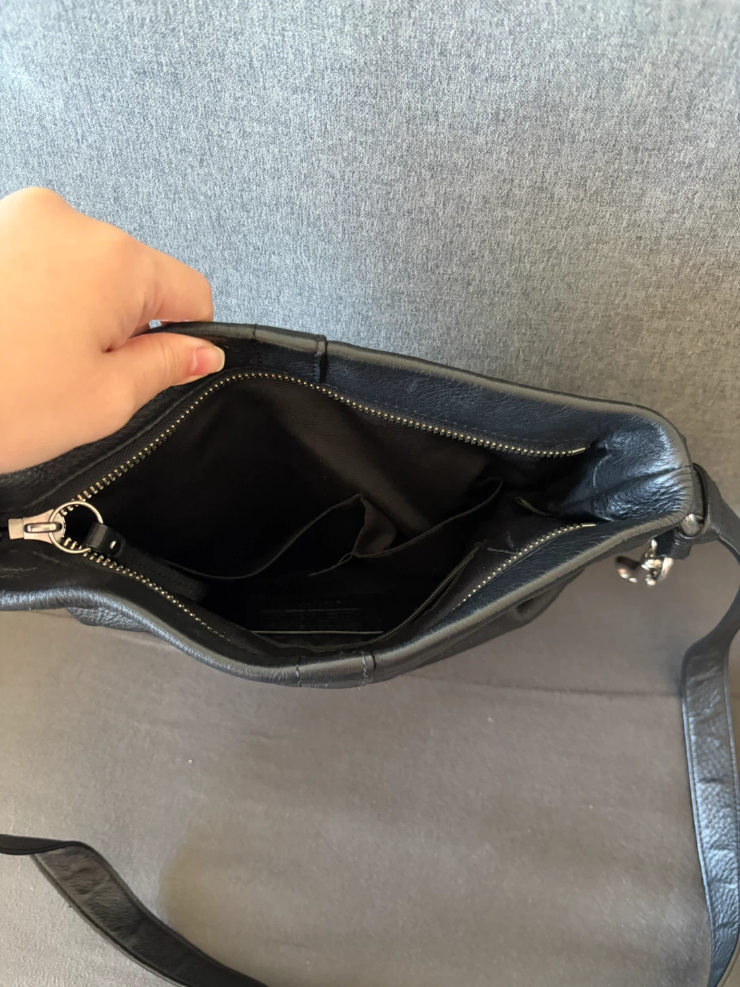 Coach Black Leather Crossbody Bag - photo 3