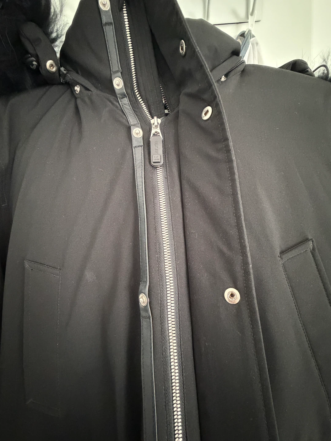 Rudsak Black Winter Parka With Black Rabbit Fur - photo 4