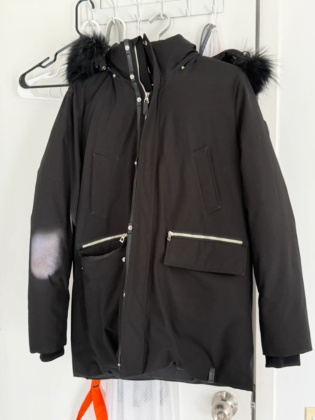 Rudsak Black Winter Parka With Black Rabbit Fur - photo 5