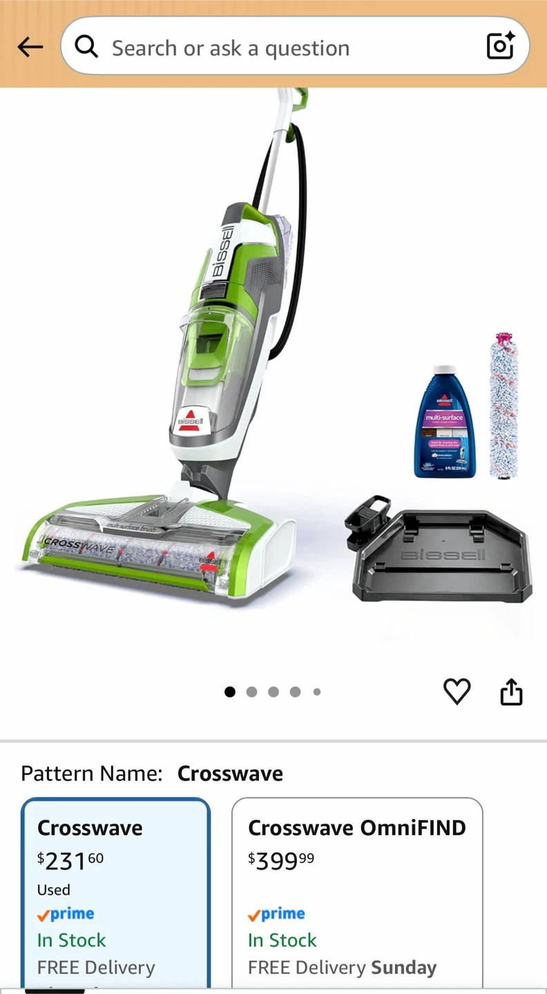 Bissell CrossWave Multi-Surface Vacuum Cleaner