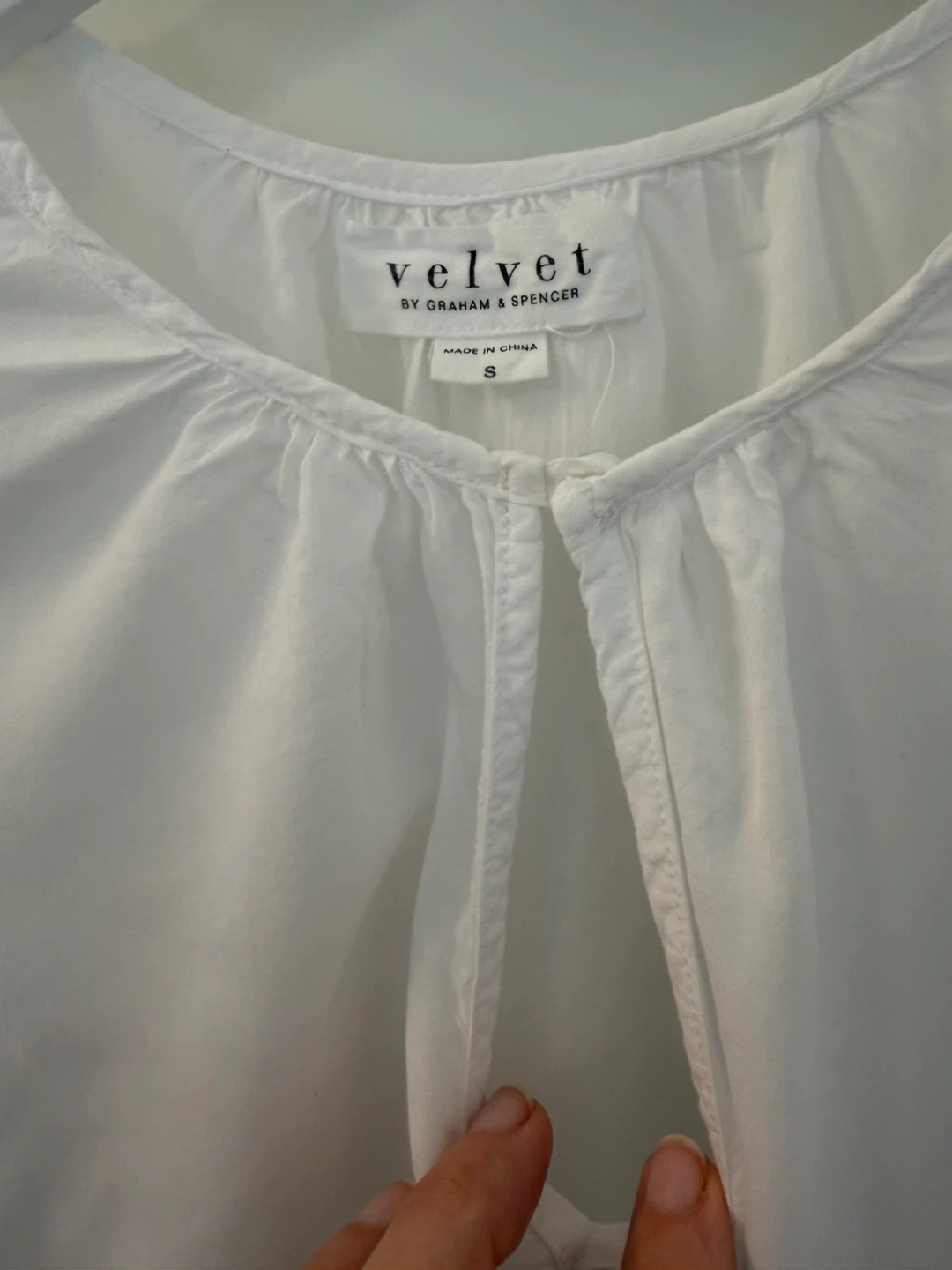 Velvet by Graham & Spencer White Long Sleeve Blouse - photo 4