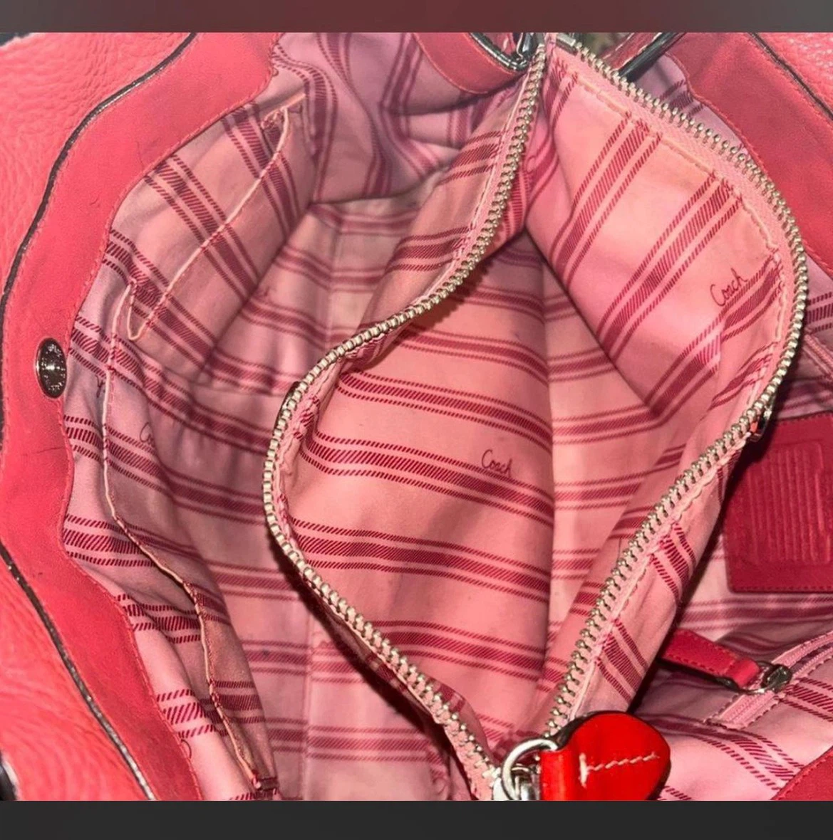 Coach Red Shoulder Bag - photo 3