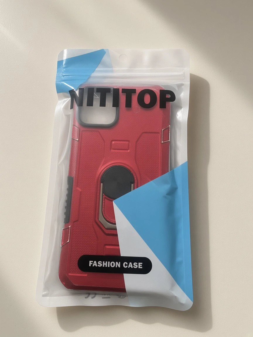 Red Armor iPhone 14 Plus Case with Ring Holder & Kickstand