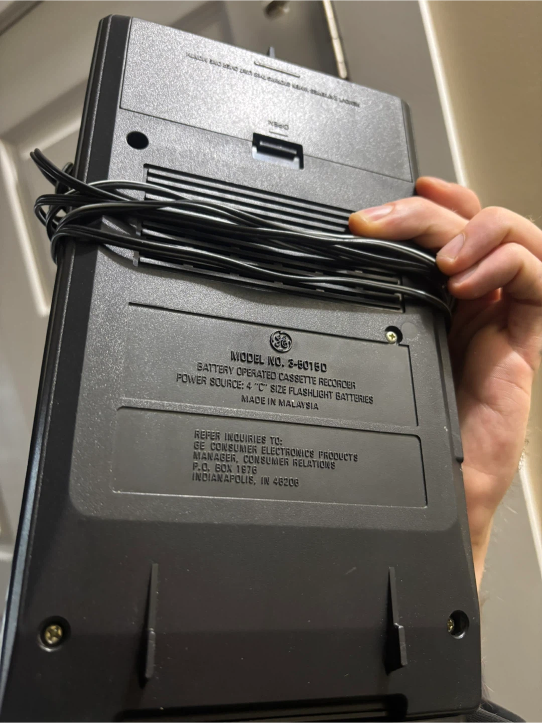 General Electric 3-5015D Cassette Recorder - photo 3