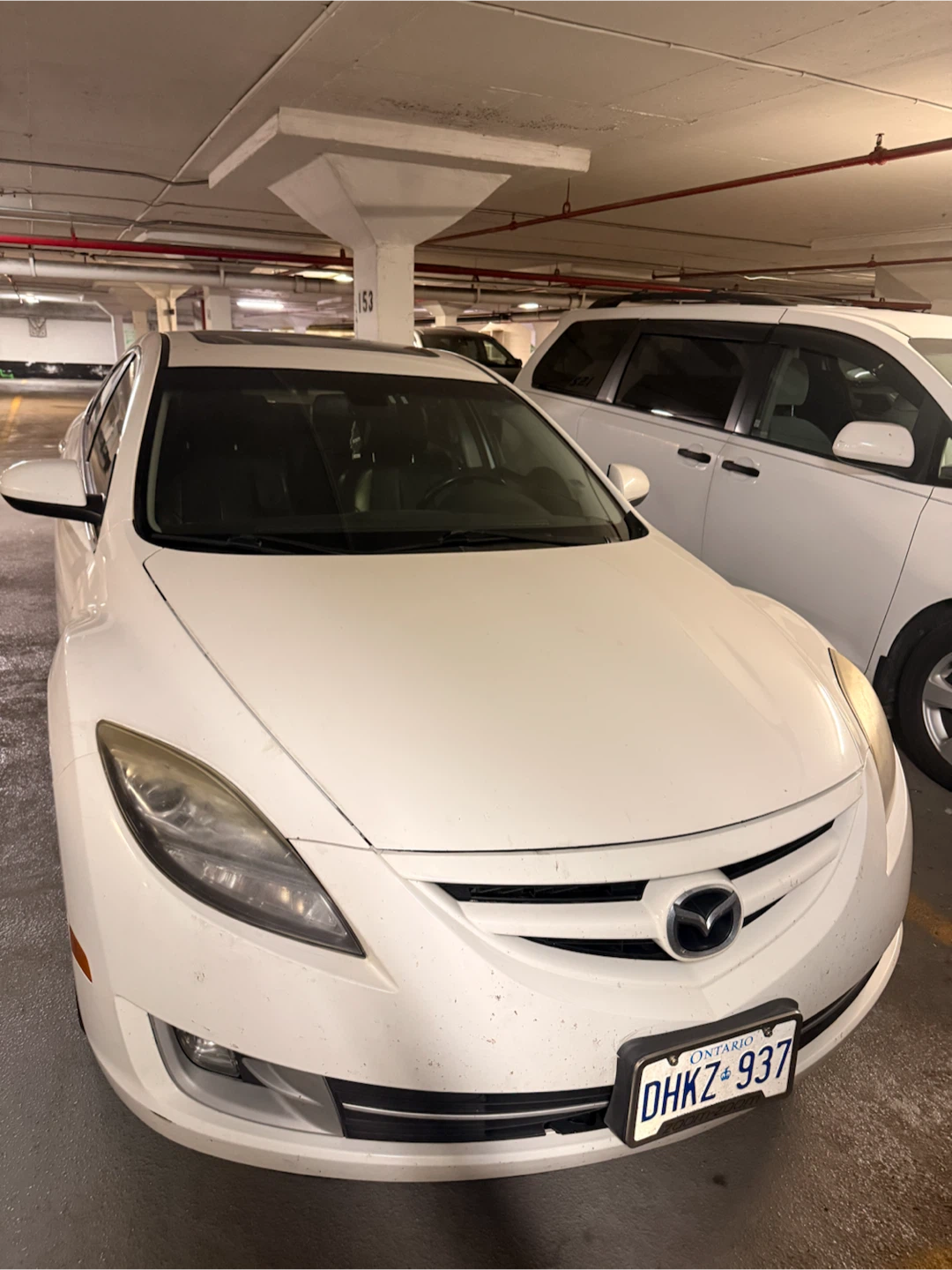 White Mazda6 V6