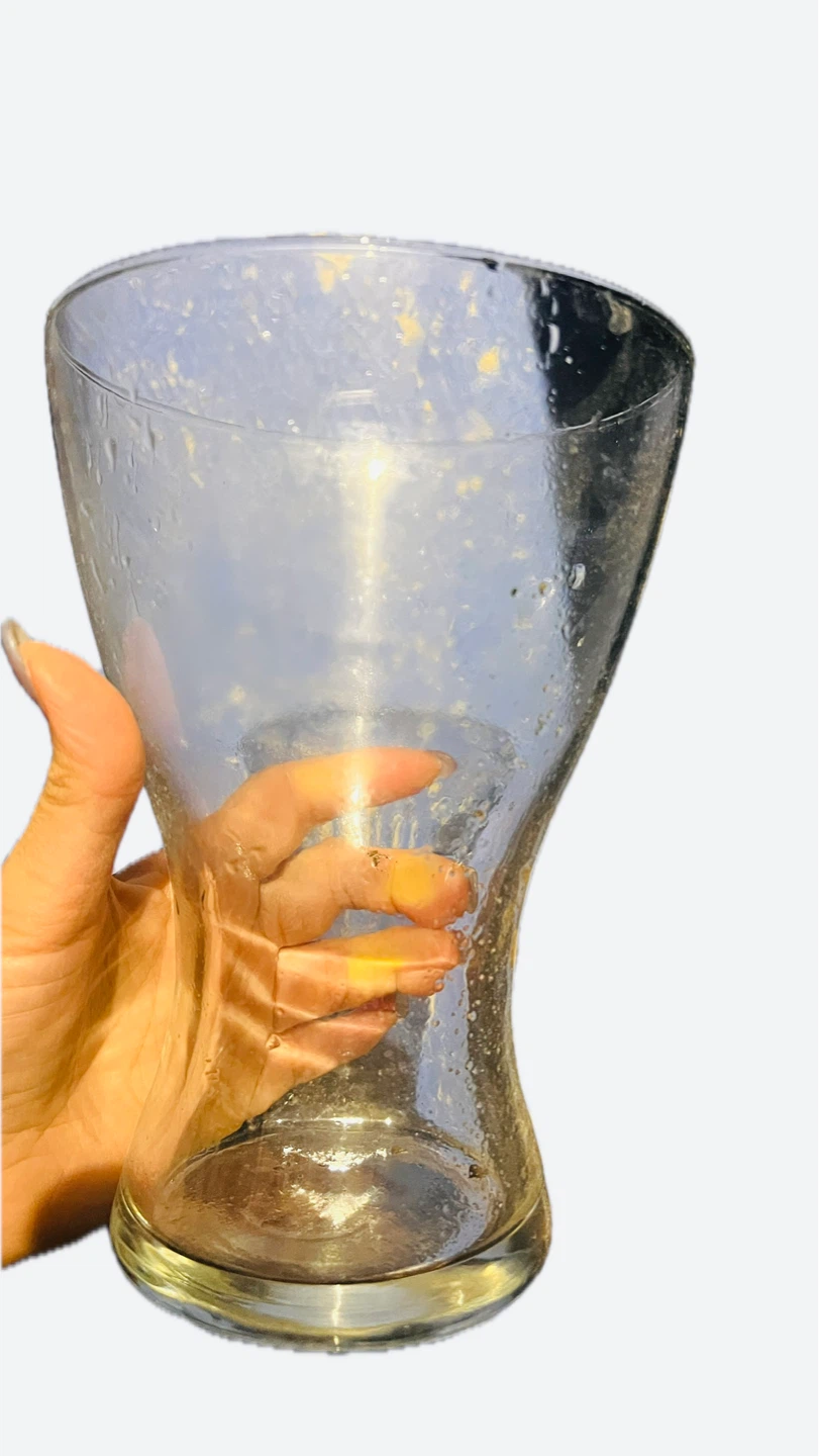 Clear Glass Beer Vase