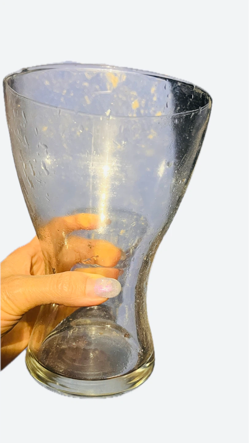 Clear Glass Beer Vase - photo 2
