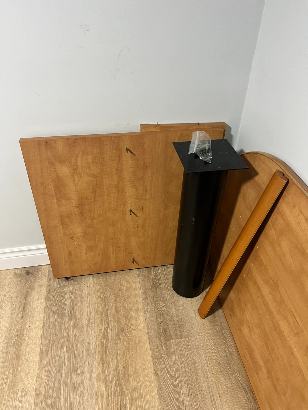 Disassembled Wood-Finish Table - photo 2