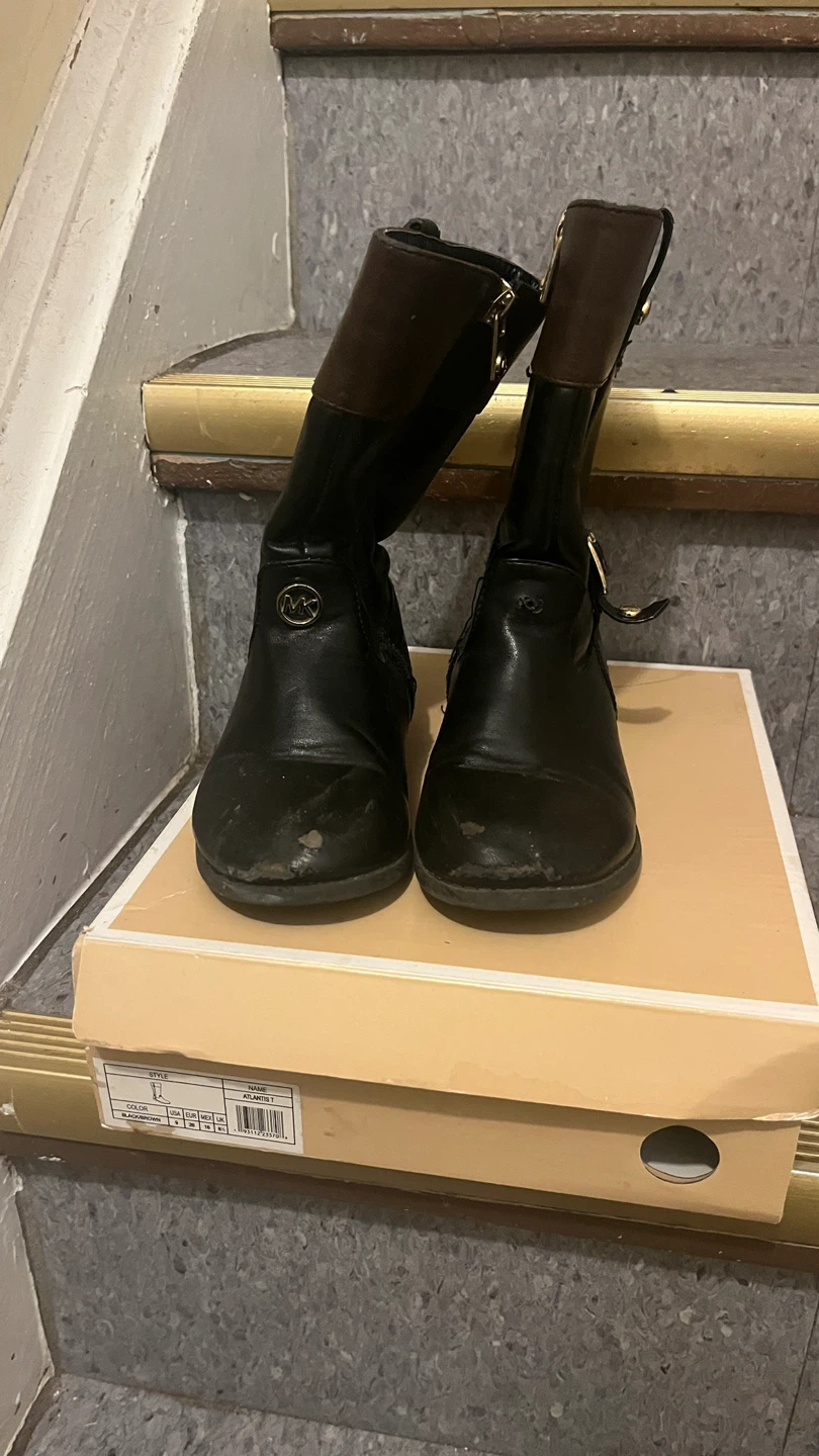 Michael Kors Atlantis T Boots Black/Brown