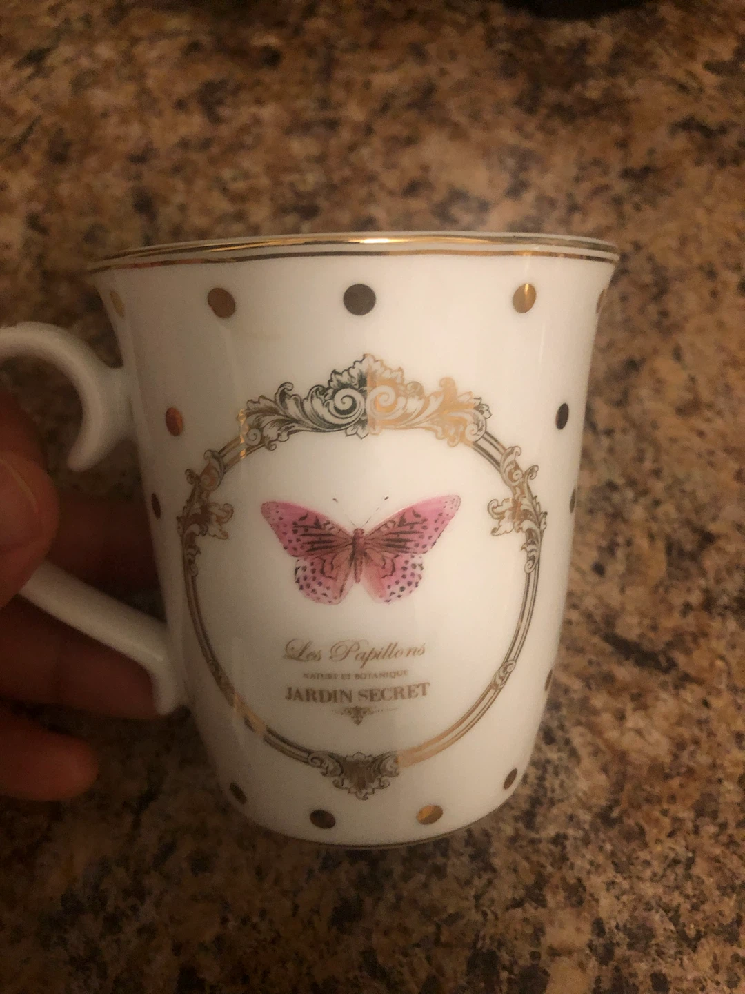 Jardin Secret Butterfly Porcelain Mug