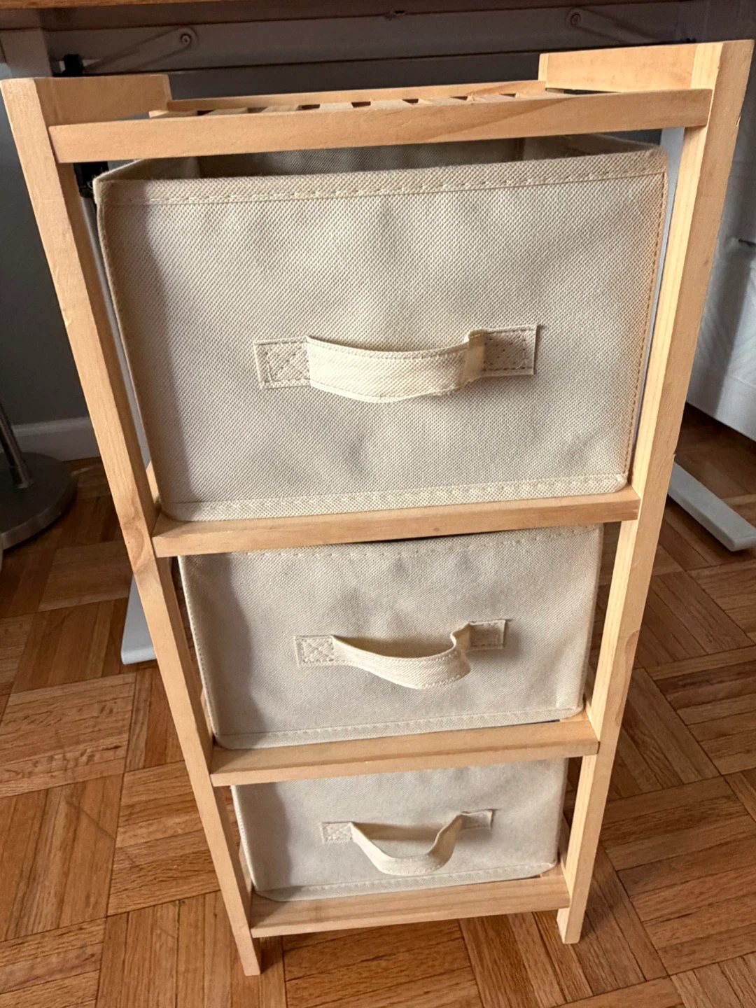 3-Drawer Wooden Storage Tower - photo 2