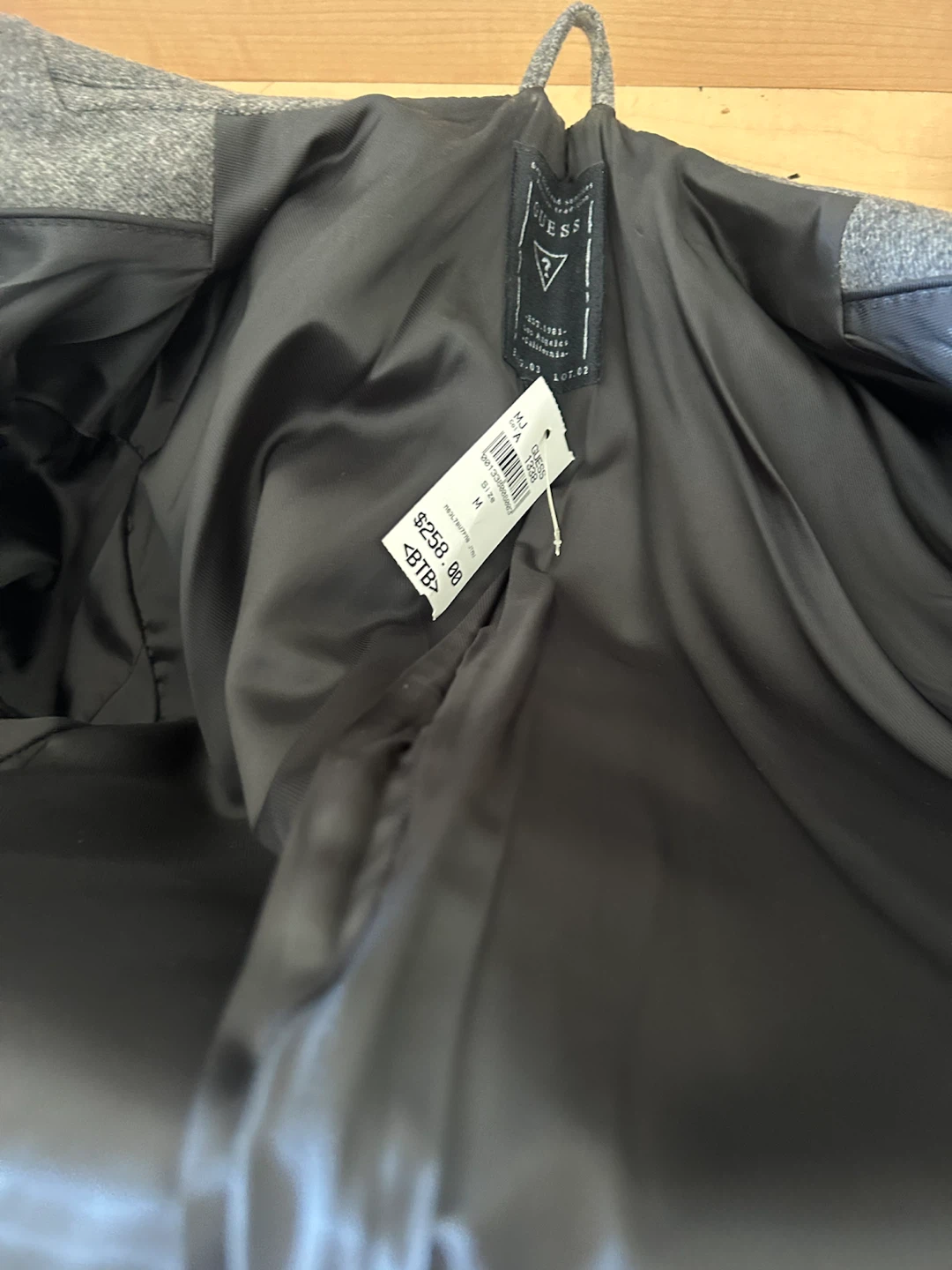 Guess Grey Wool-Blend Coat - photo 2