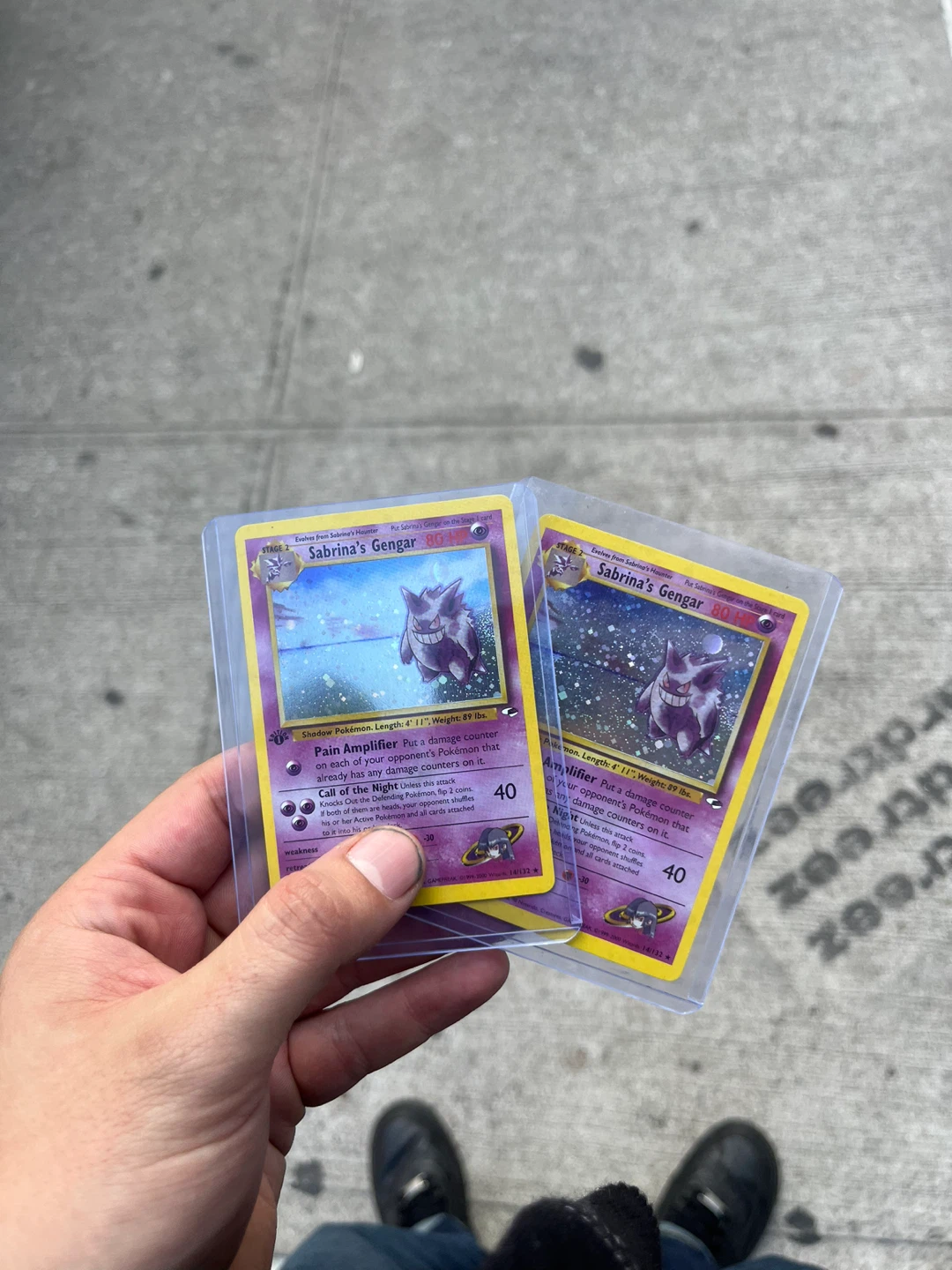 2 Sabrina's Gengar Holo Pokemon Cards