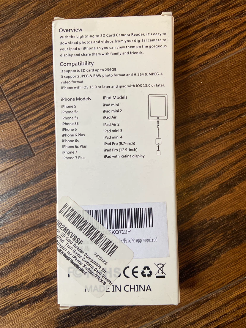 Lightning to SD Card Camera Reader - photo 2