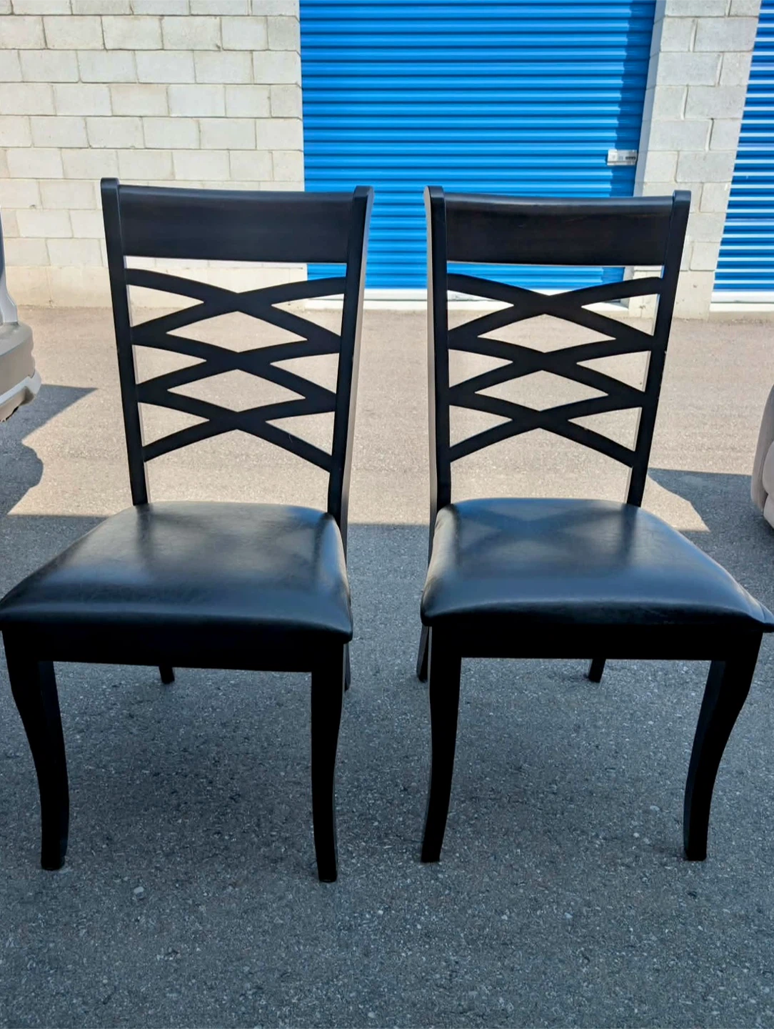 Set of 6 Wooden Dining Chairs