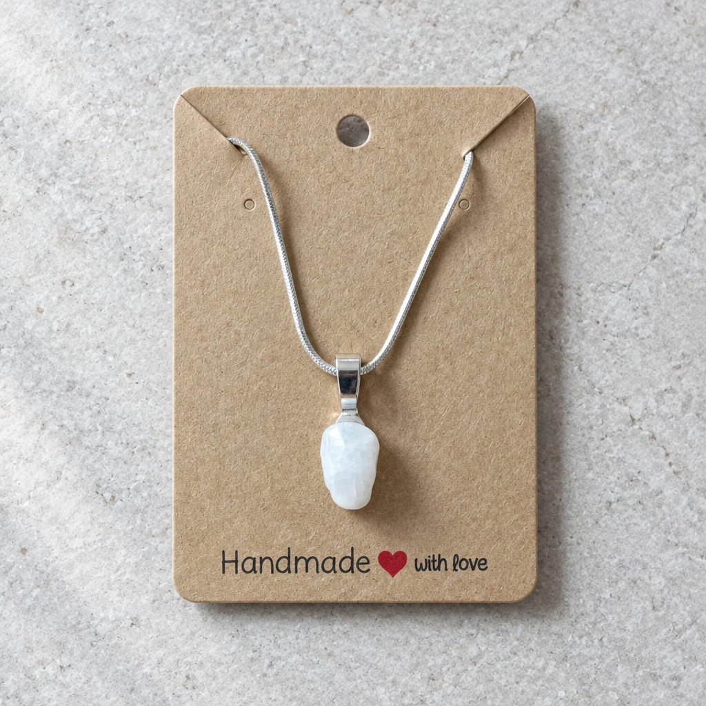 🌊 Handcrafted Precious Stone Necklace