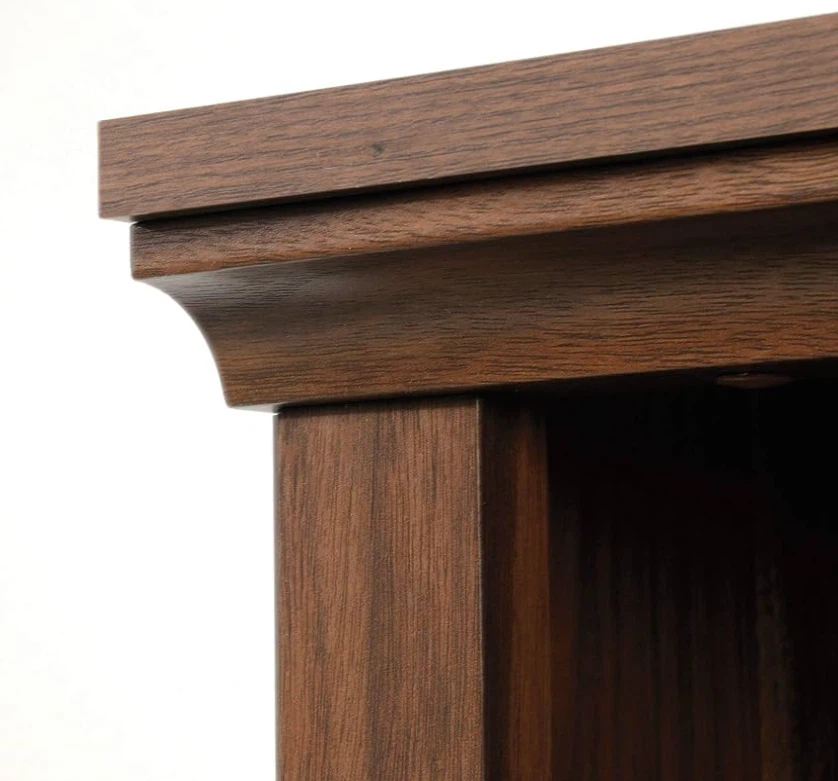 Walnut Finish Bookcase with Cabinet Doors - photo 5