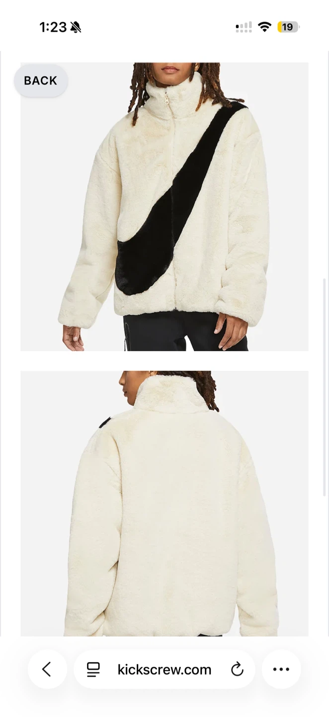 Nike Faux Fur Swoosh Jacket - photo 2