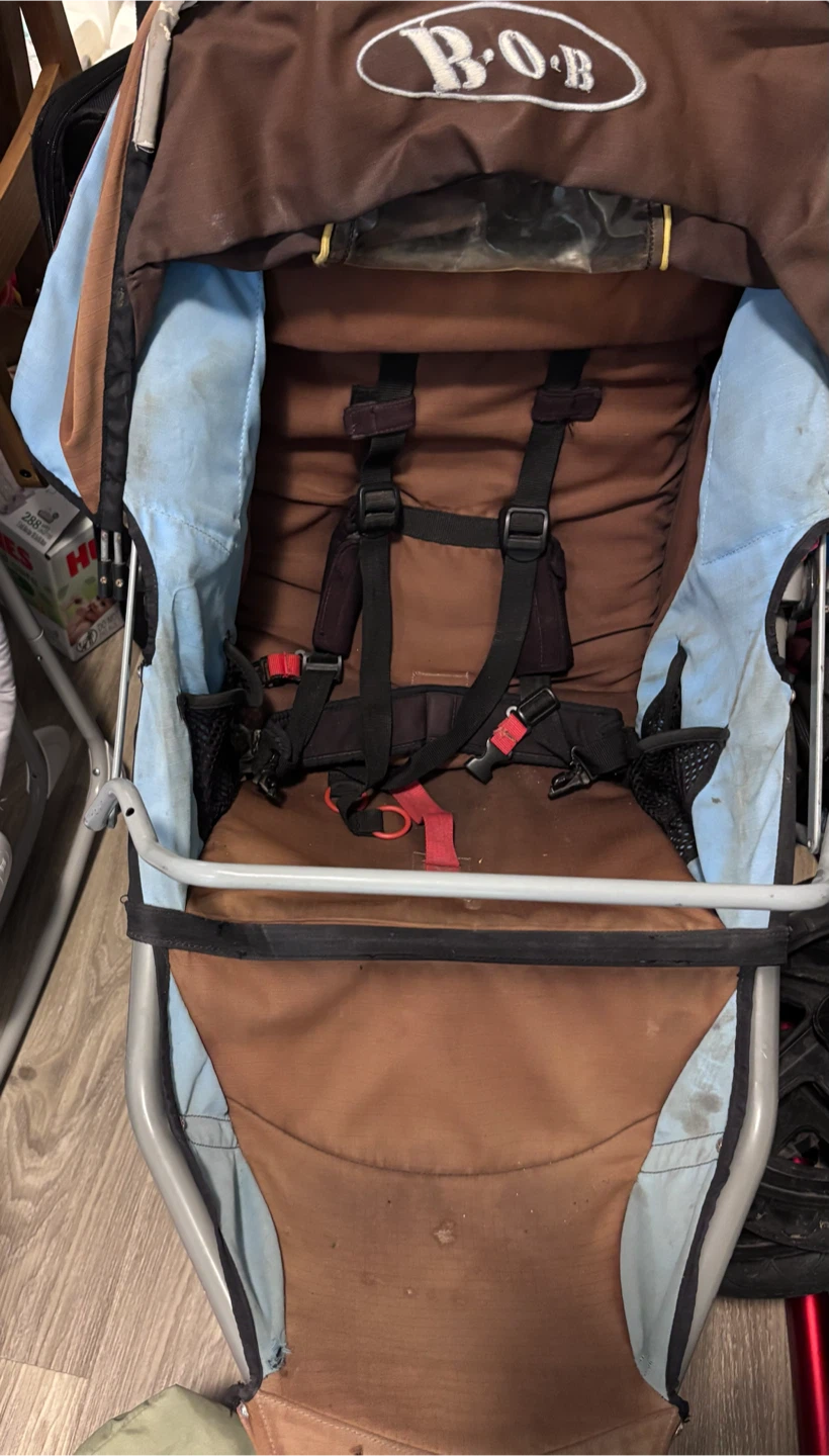 BOB Stroller Brown and Blue