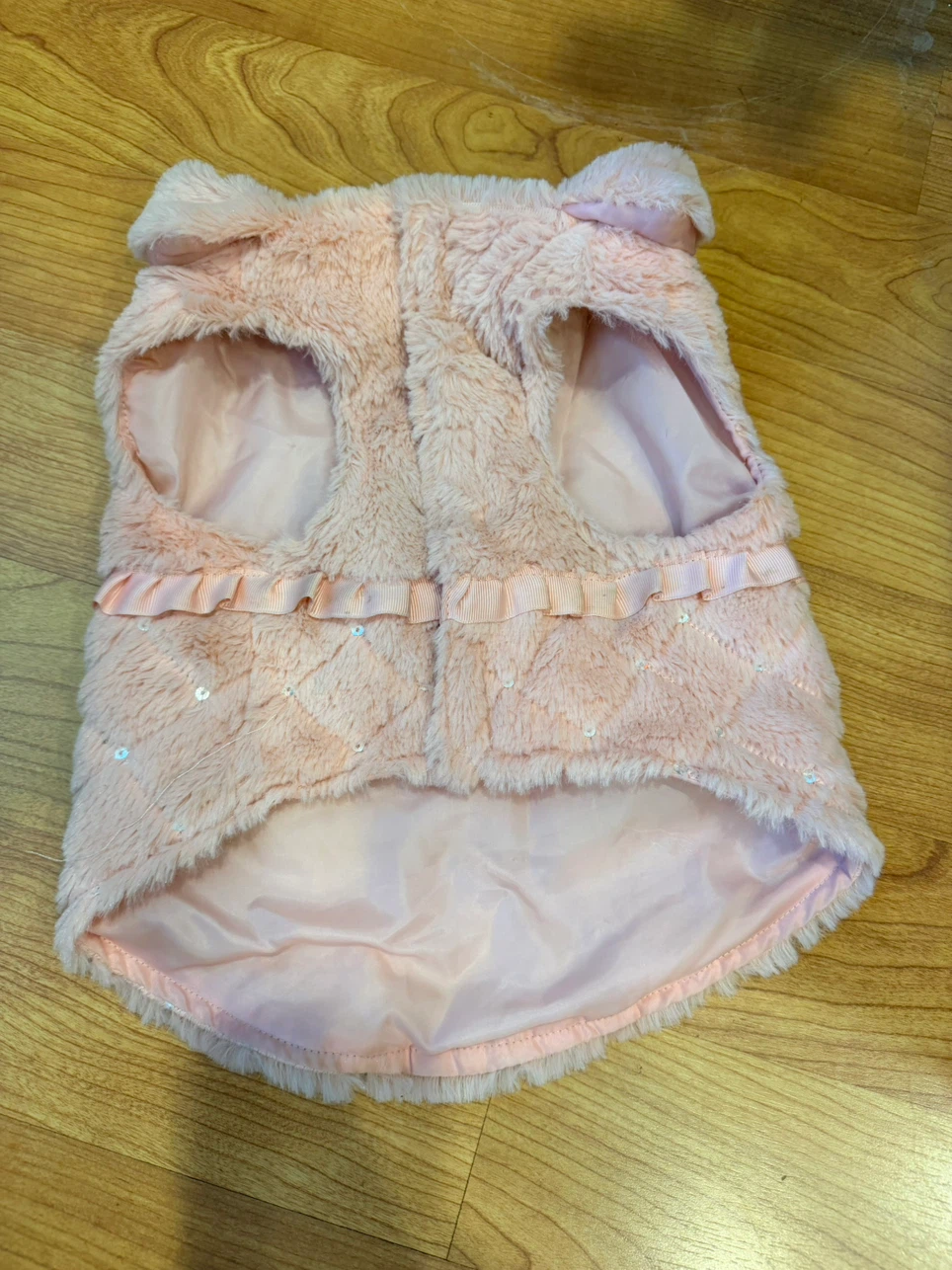 Pink Faux Fur Pet Vest Size Small - photo 2