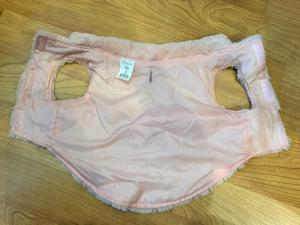 Pink Faux Fur Pet Vest Size Small - photo 3