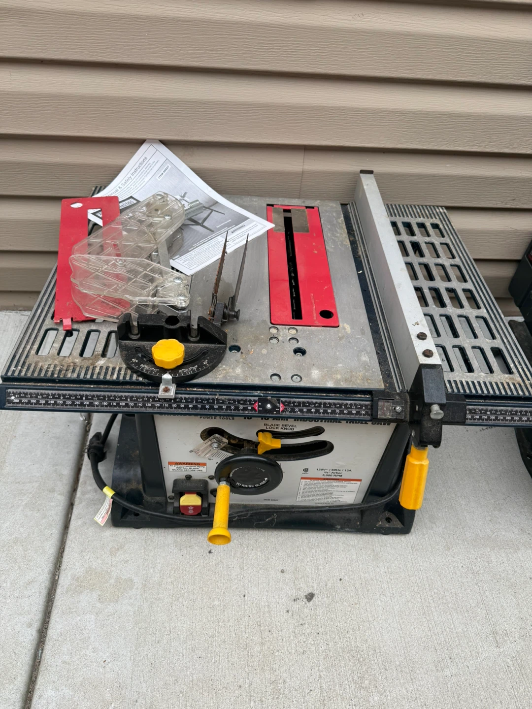 Chicago Electric 10 inch Industrial Table Saw