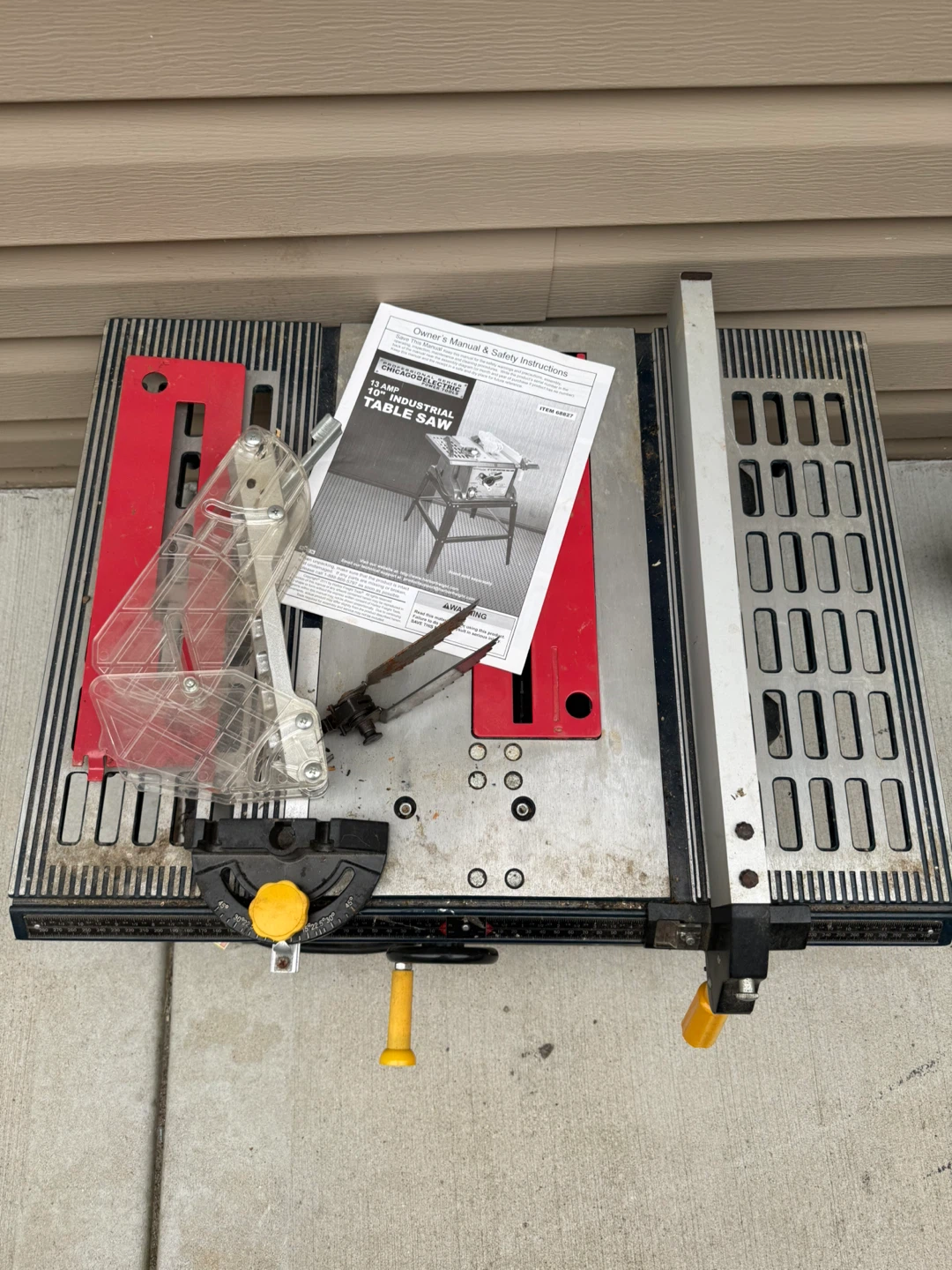 Chicago Electric 10 inch Industrial Table Saw - photo 2