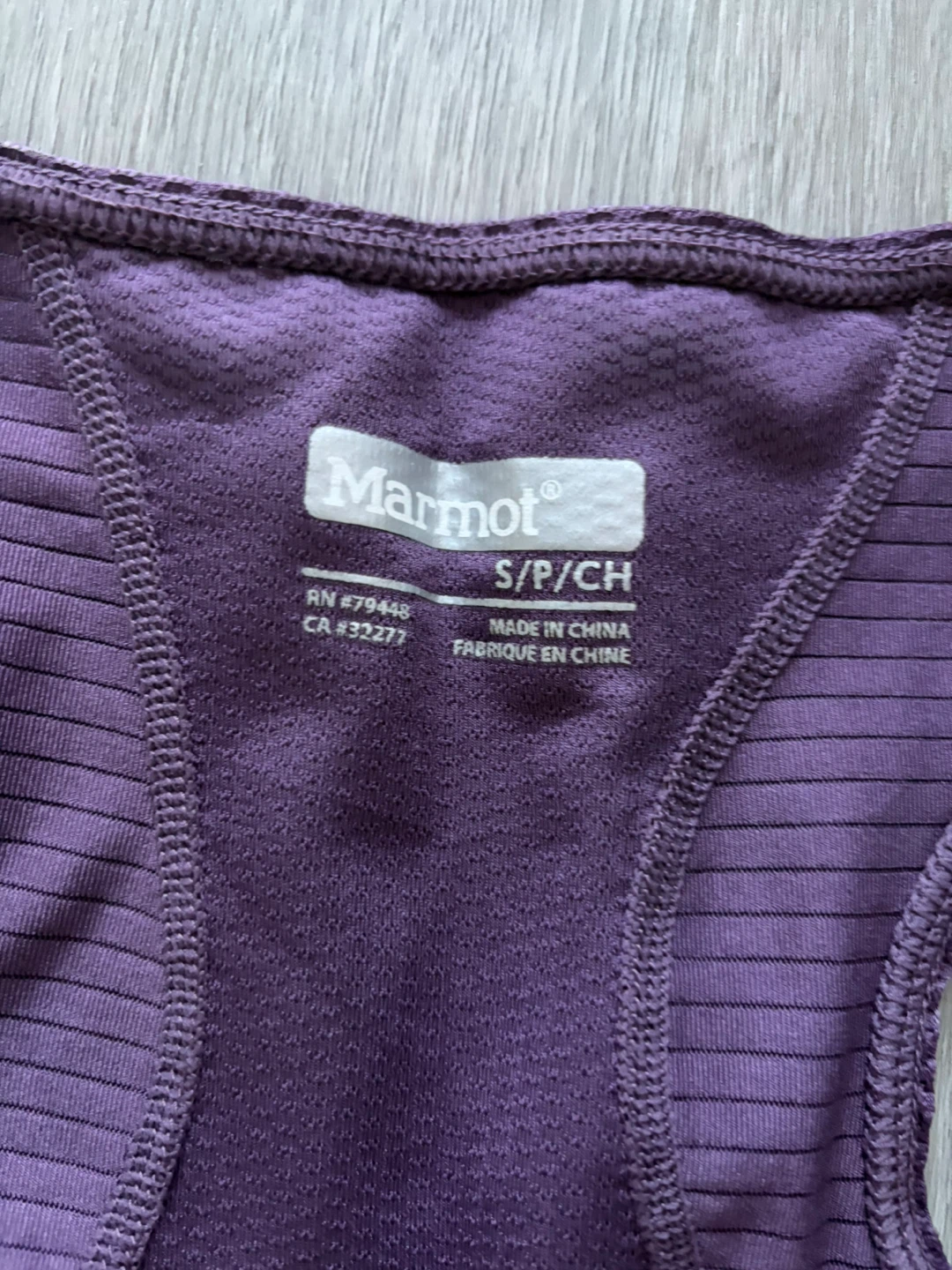 Marmot purple athletic tank top - photo 3