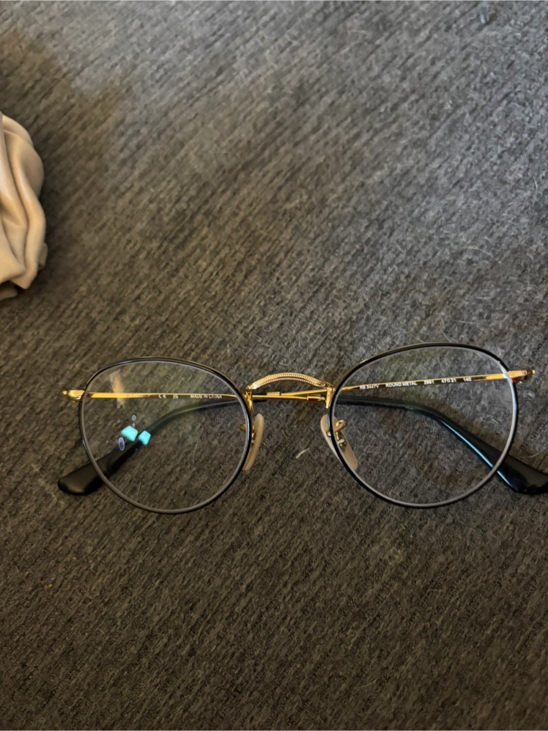 Ray-Ban RB3447V Round Metal Eyeglasses