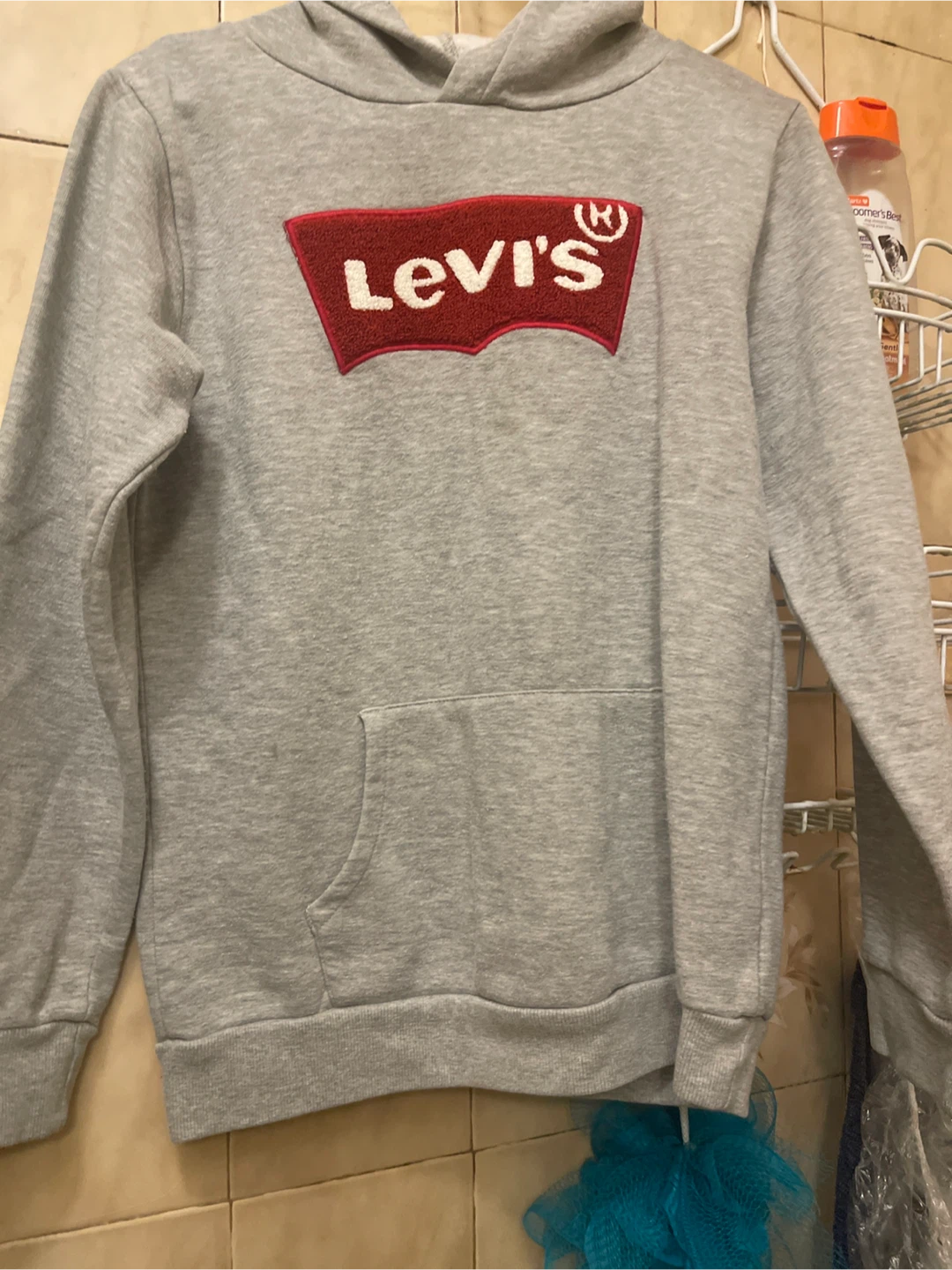 Levi's Gray Logo Hoodie XL
