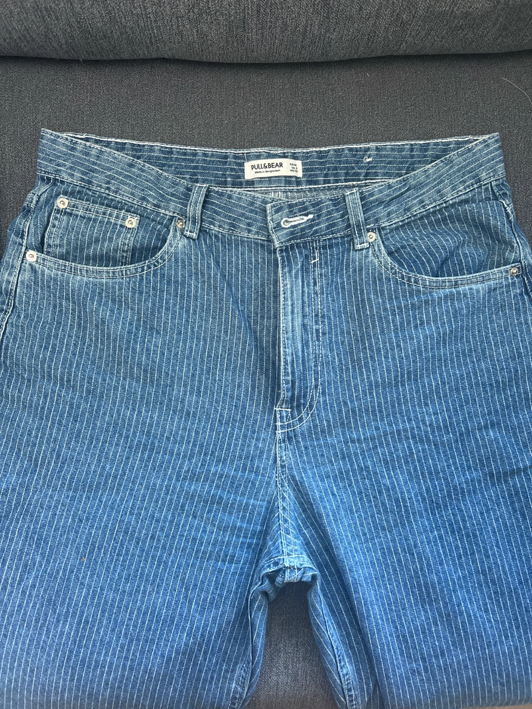 Pull&Bear pinstripe denim jeans