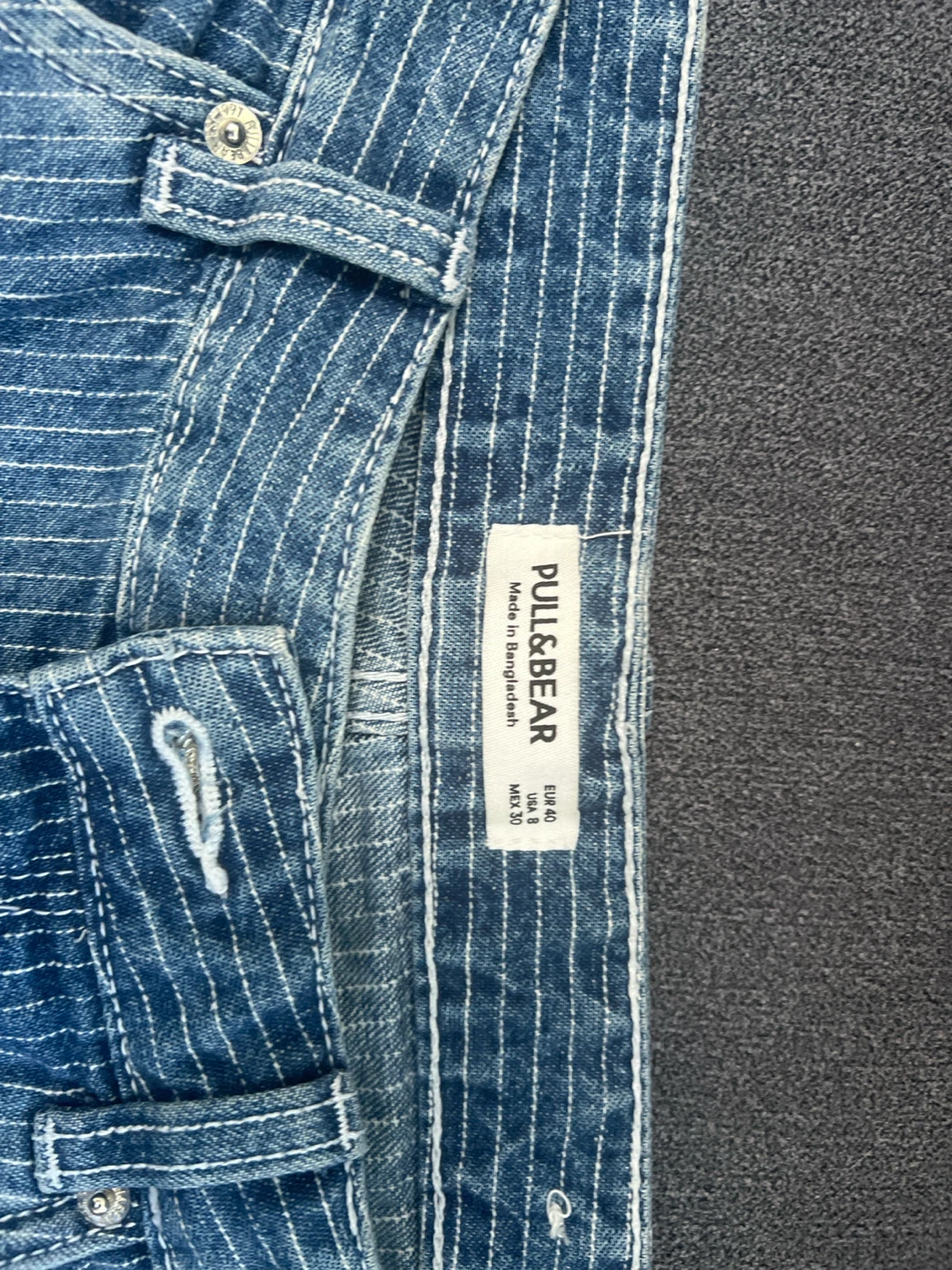 Pull&Bear pinstripe denim jeans - photo 4