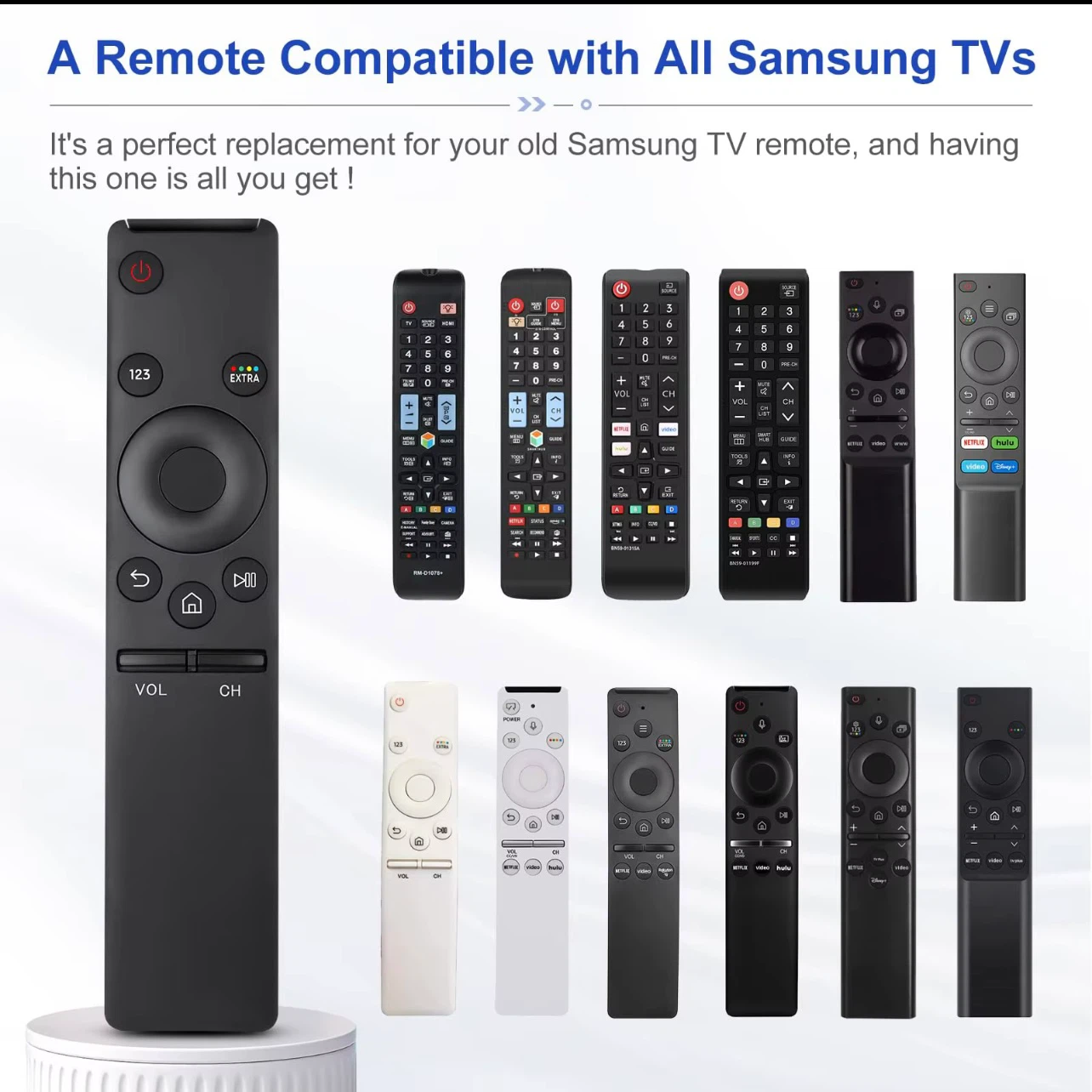 Universal Replacement Remote for Samsung Smart TVs - photo 2